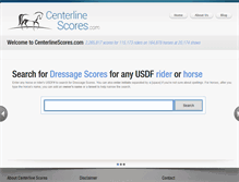 Tablet Screenshot of centerlinescores.com